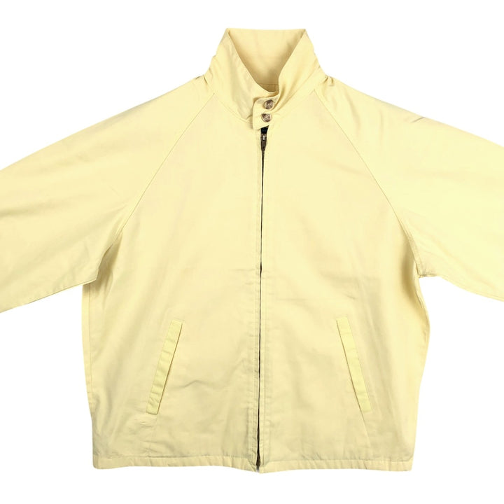 ~90'S Town Craft Plus Harrington Jacket Swing Top (Men's Size M) unclear lemon yellow Vintage Second Hand