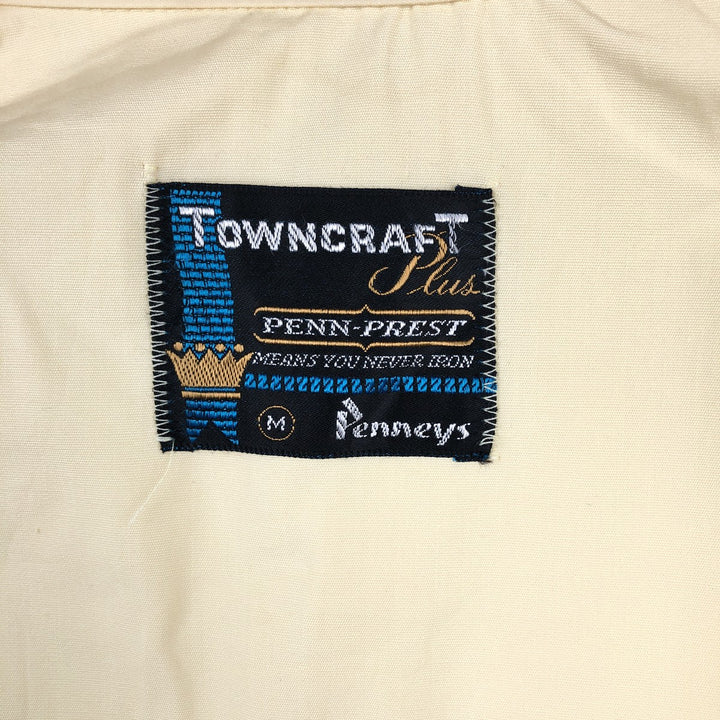 ~90'S Town Craft Plus Harrington Jacket Swing Top (Men's Size M) unclear lemon yellow Vintage Second Hand