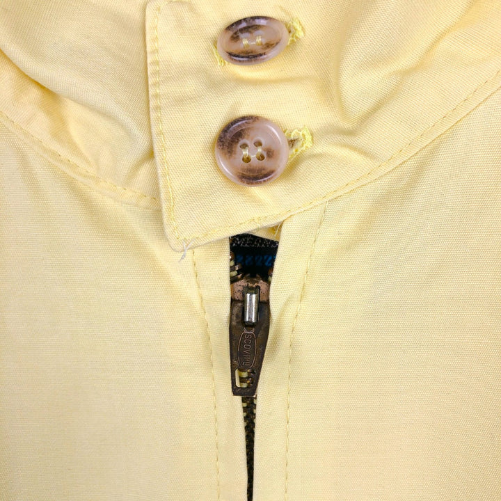 ~90'S Town Craft Plus Harrington Jacket Swing Top (Men's Size M) unclear lemon yellow Vintage Second Hand