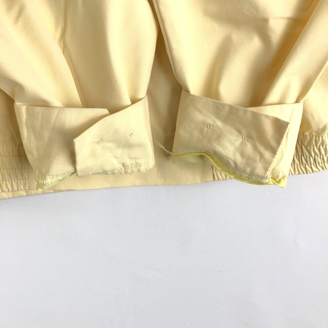 ~90'S Town Craft Plus Harrington Jacket Swing Top (Men's Size M) unclear lemon yellow Vintage Second Hand