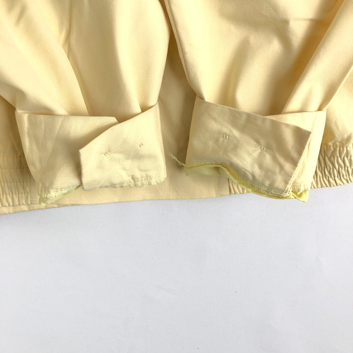 ~90'S Town Craft Plus Harrington Jacket Swing Top (Men's Size M) unclear lemon yellow Vintage Second Hand