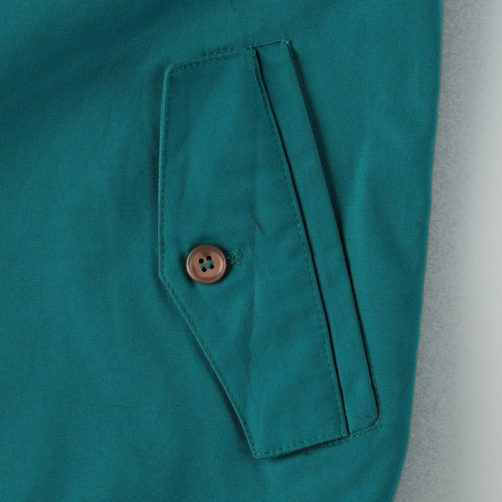 1980'S Lacoste Izod Harrington Jacket, Swing Top, Men's XL cotton Emerald green Vintage Second Hand
