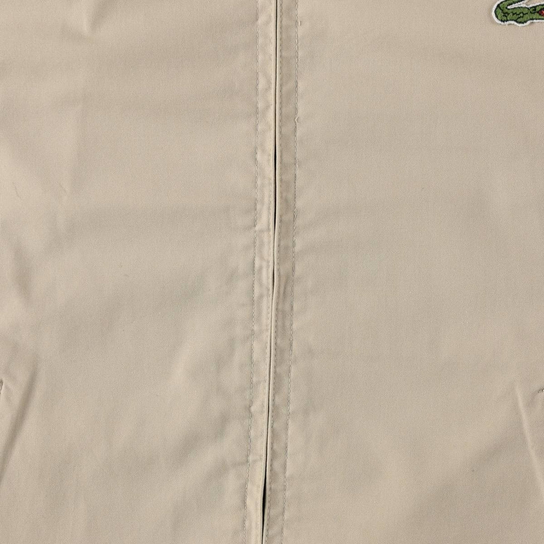 80s-90'S Lacoste IZOD Harrington Jacket Swing Top, Men's Size L (approx.) unclear Beige type Vintage Second Hand