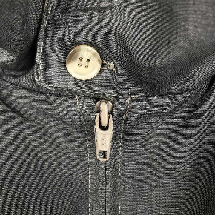 1990'S Lands' End Harrington Jacket Swing Top (Men's Size L) polyester Khaki type Vintage Second Hand