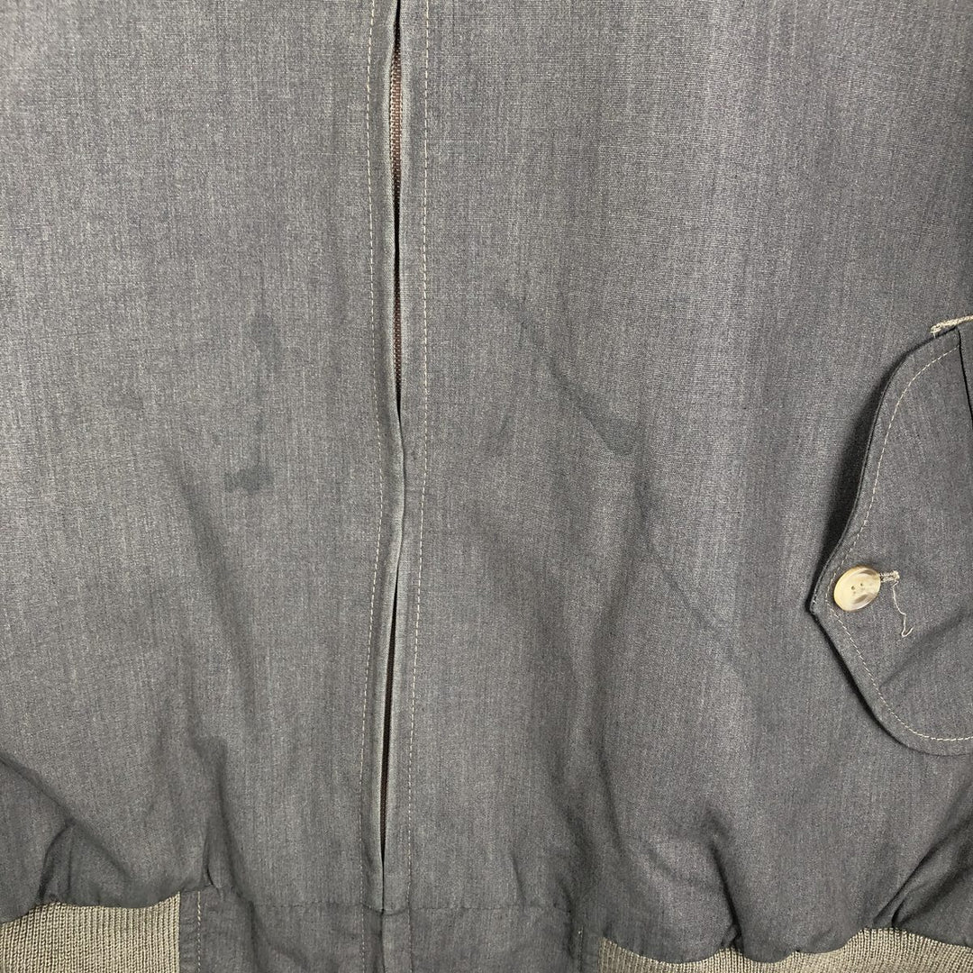 1990'S Lands' End Harrington Jacket Swing Top (Men's Size L) polyester Khaki type Vintage Second Hand