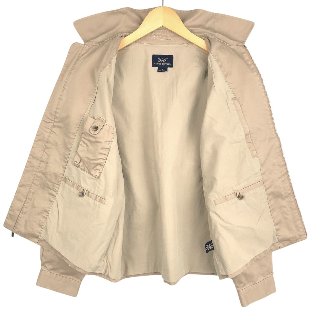 2000'S Brooks Brothers 346 Swing Top Sports Jacket, Men's Size M (approx.) Cotton (lining) Beige type Vintage Second Hand