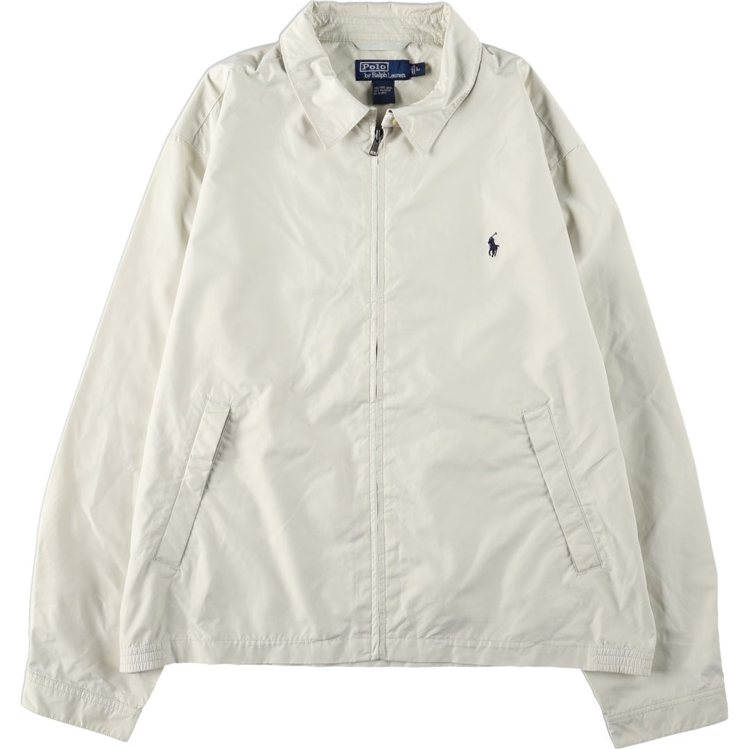 Ralph Lauren POLO by Ralph Lauren Swing Top Sports Jacket Men's L size polyester unbleached Vintage Second Hand