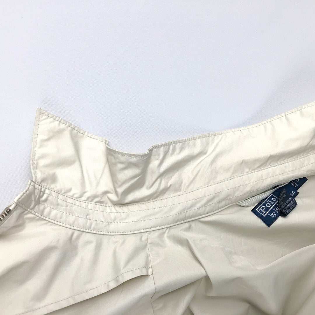 Ralph Lauren POLO by Ralph Lauren Swing Top Sports Jacket Men's L size polyester unbleached Vintage Second Hand