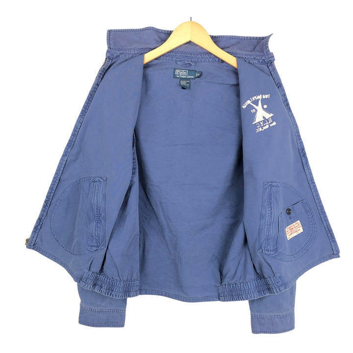 Ralph Lauren POLO by Ralph Lauren Swing Top Sports Jacket Men's M cotton navy blue type Vintage Second Hand