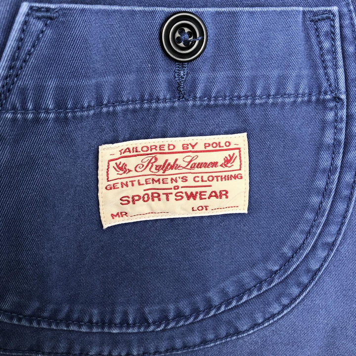 Ralph Lauren POLO by Ralph Lauren Swing Top Sports Jacket Men's M cotton navy blue type Vintage Second Hand