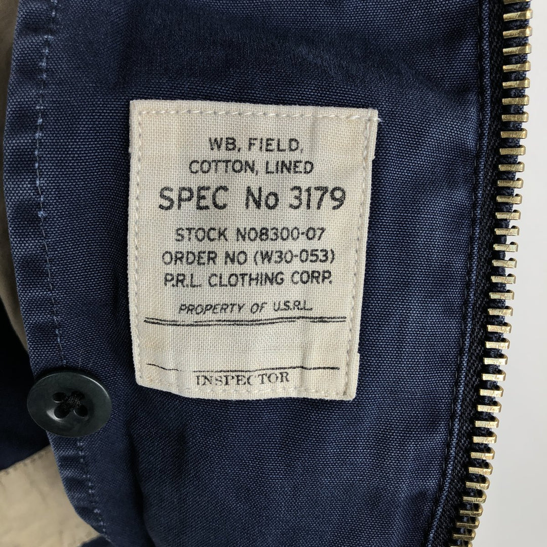 Ralph Lauren POLO by Ralph Lauren Swing Top Sports Jacket Men's XL cotton navy blue type Vintage Second Hand