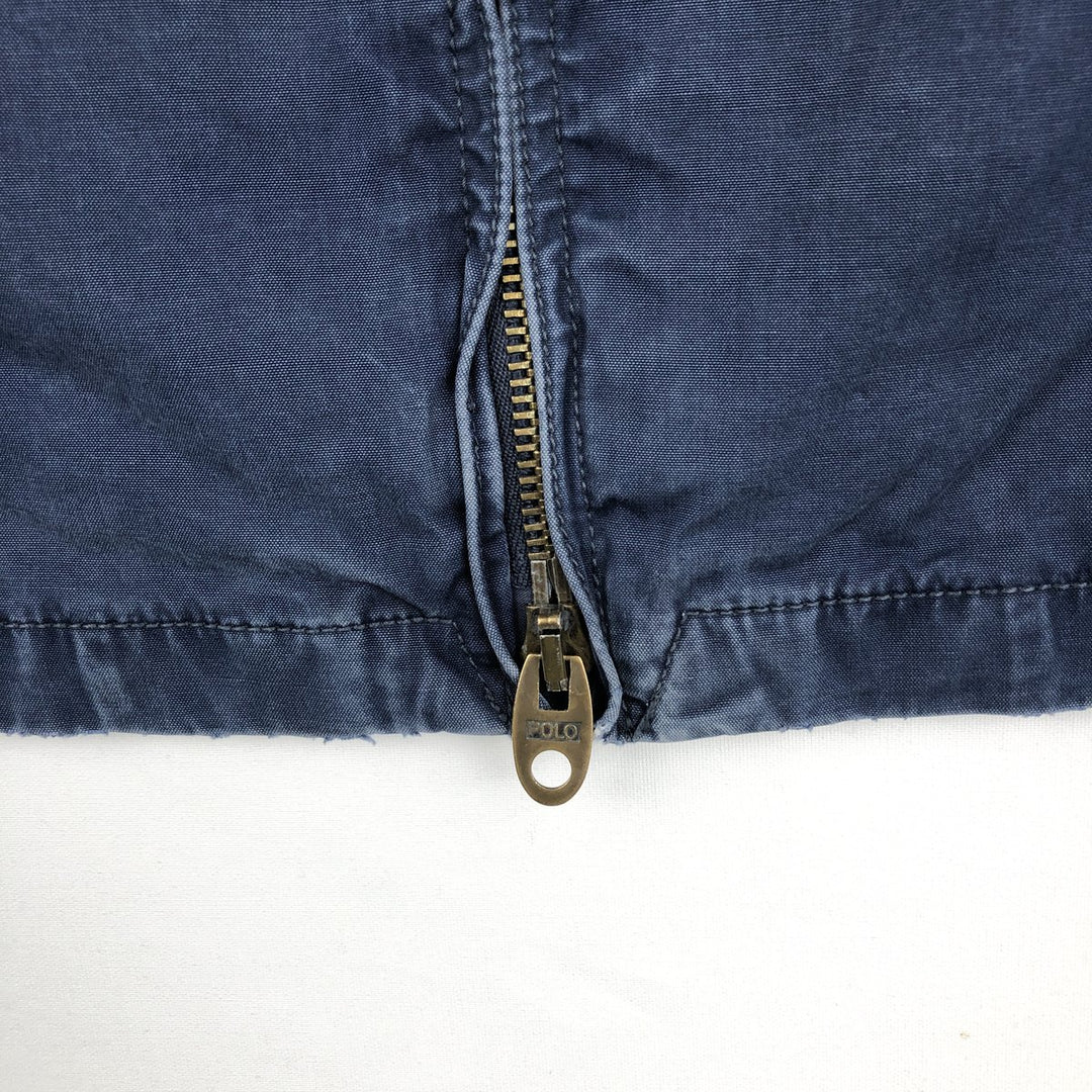 Ralph Lauren POLO by Ralph Lauren Swing Top Sports Jacket Men's XL cotton navy blue type Vintage Second Hand