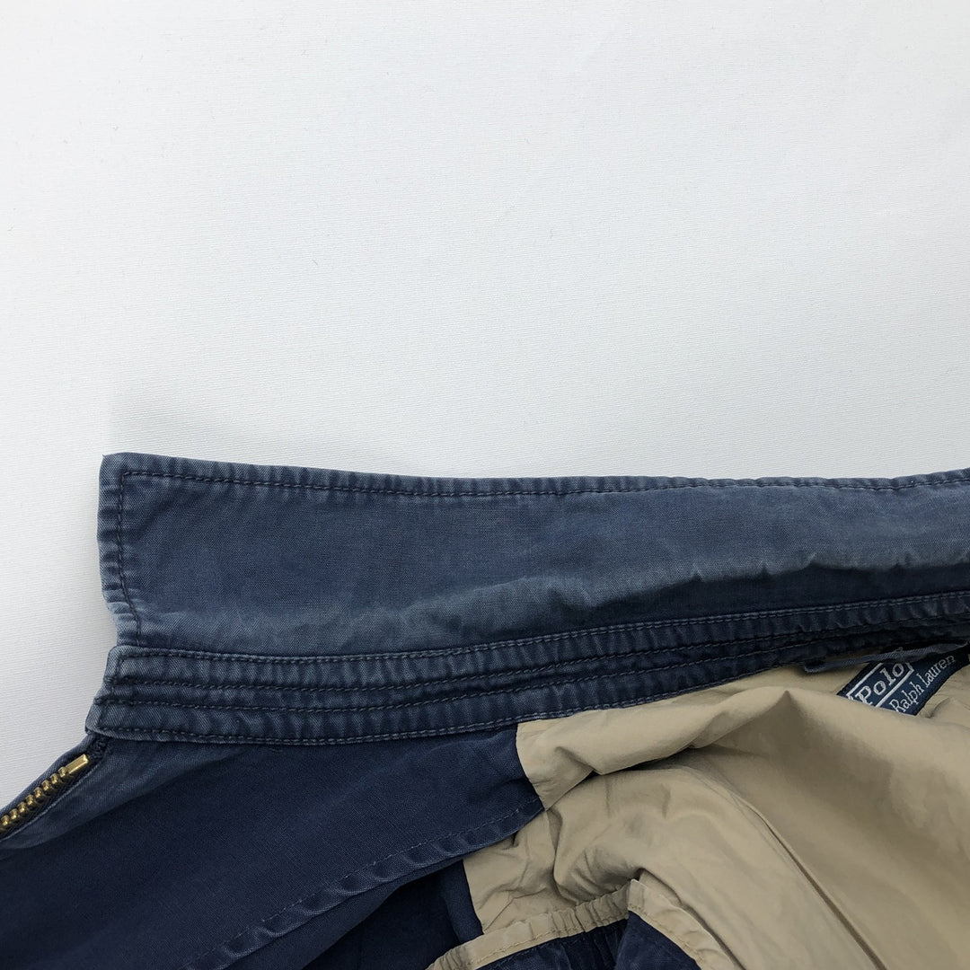Ralph Lauren POLO by Ralph Lauren Swing Top Sports Jacket Men's XL cotton navy blue type Vintage Second Hand