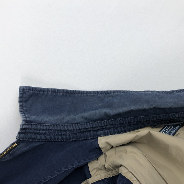 Ralph Lauren POLO by Ralph Lauren Swing Top Sports Jacket Men's XL cotton navy blue type Vintage Second Hand