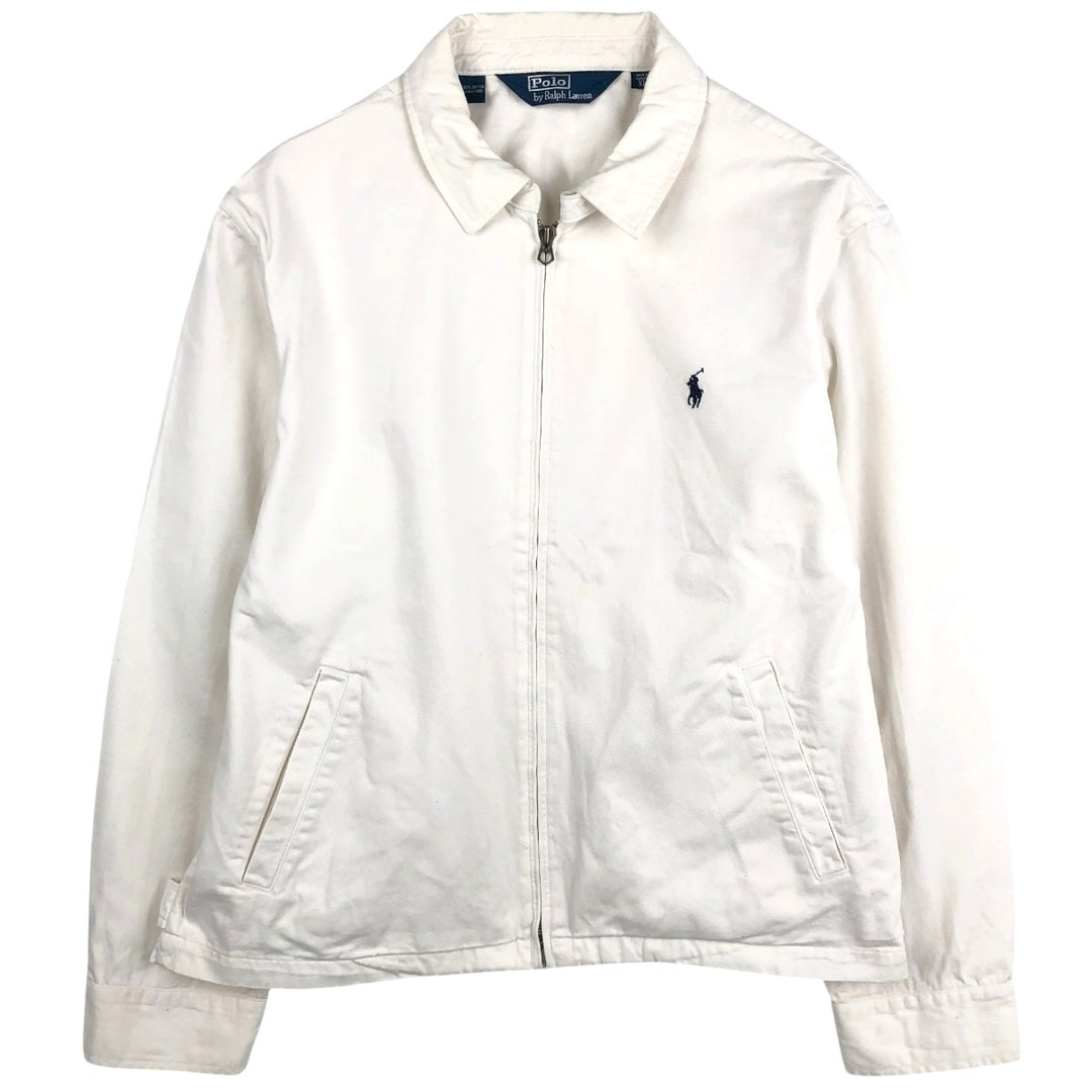 Ralph Lauren POLO by Ralph Lauren Swing Top Sports Jacket Men's XL cotton white type Vintage Second Hand