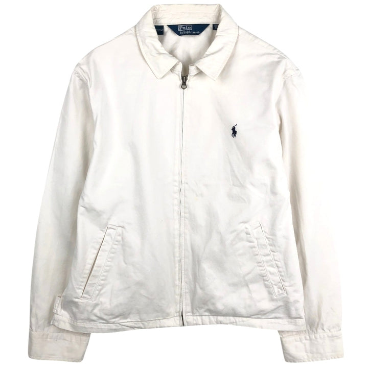 Ralph Lauren POLO by Ralph Lauren Swing Top Sports Jacket Men's XL cotton white type Vintage Second Hand