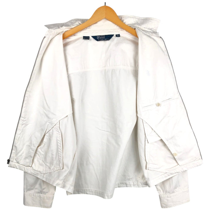 Ralph Lauren POLO by Ralph Lauren Swing Top Sports Jacket Men's XL cotton white type Vintage Second Hand