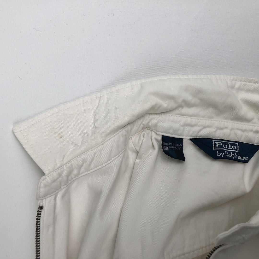 Ralph Lauren POLO by Ralph Lauren Swing Top Sports Jacket Men's XL cotton white type Vintage Second Hand