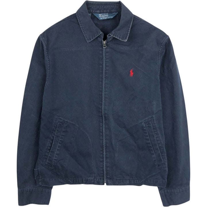 Ralph Lauren POLO by Ralph Lauren Swing Top Sports Jacket Men's M cotton navy blue type Vintage Second Hand