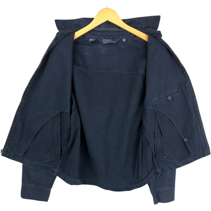 Ralph Lauren POLO by Ralph Lauren Swing Top Sports Jacket Men's M cotton navy blue type Vintage Second Hand