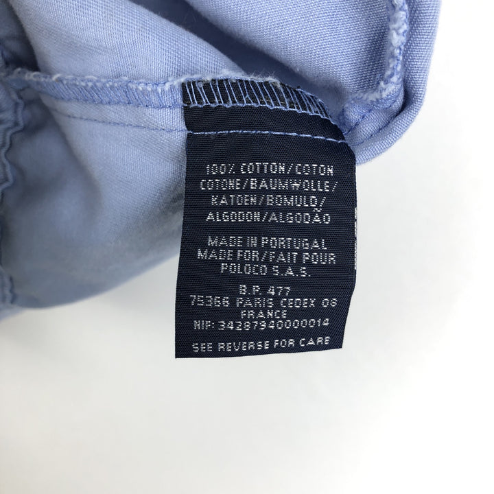 Ralph Lauren POLO by Ralph Lauren Swing Top Sports Jacket Men's L size cotton Blue type light blue Vintage Second Hand