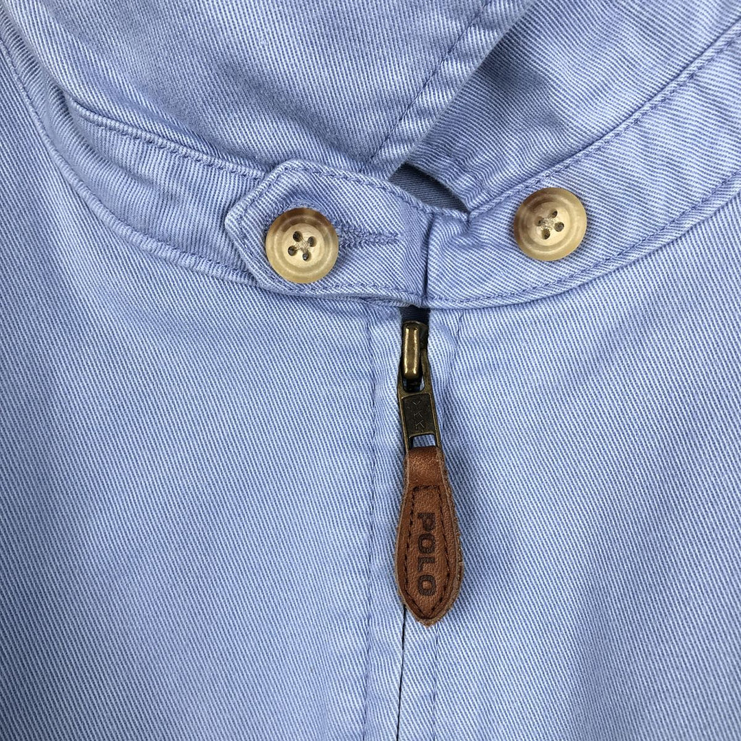 Ralph Lauren POLO by Ralph Lauren Swing Top Sports Jacket Men's L size cotton Blue type light blue Vintage Second Hand