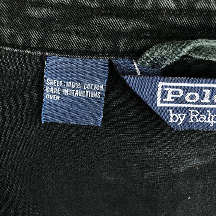 Ralph Lauren POLO by Ralph Lauren Swing Top Sports Jacket Men's XXL cotton black type Vintage Second Hand