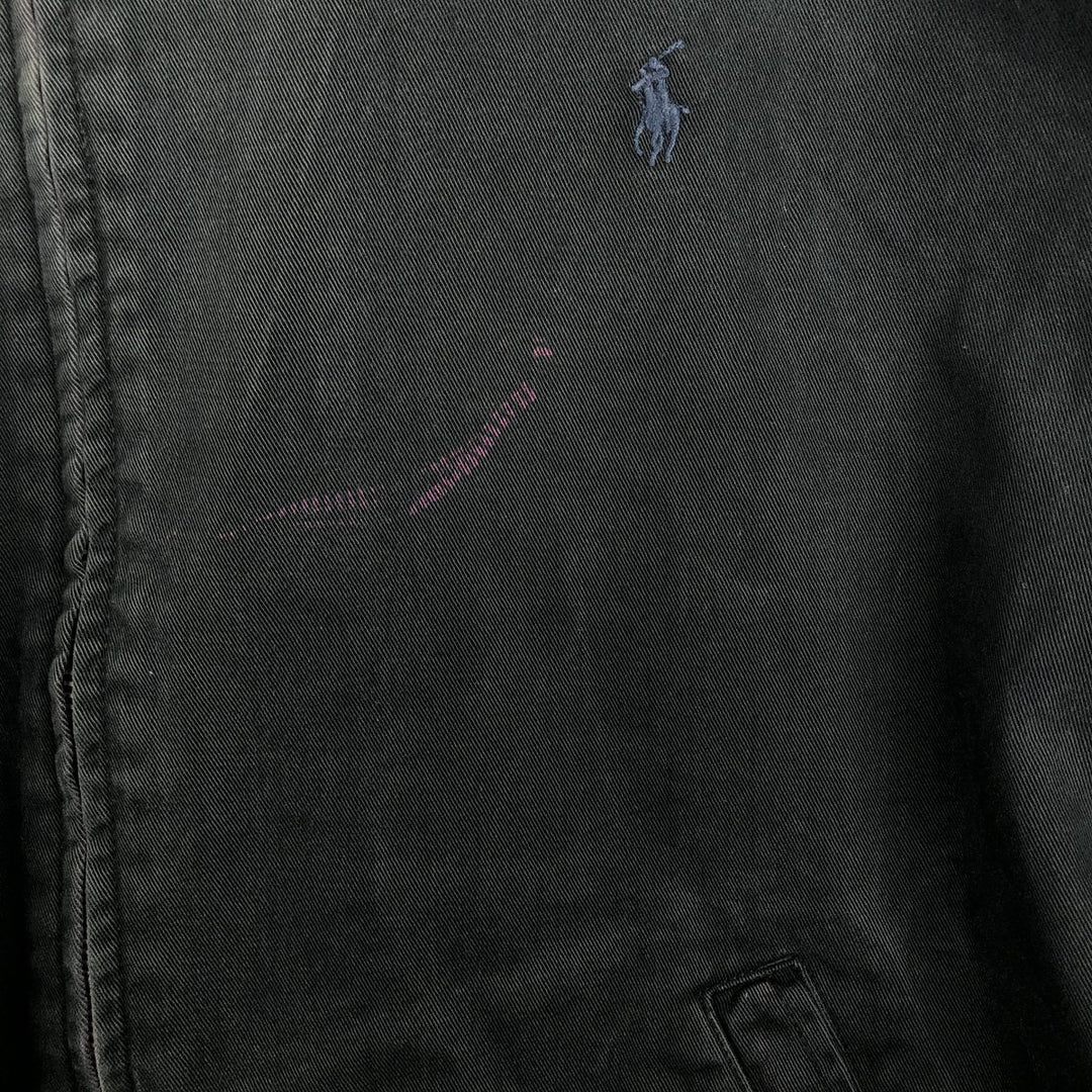Ralph Lauren POLO by Ralph Lauren Swing Top Sports Jacket Men's XXL cotton black type Vintage Second Hand