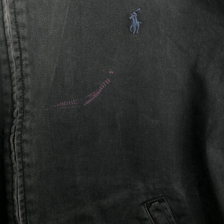 Ralph Lauren POLO by Ralph Lauren Swing Top Sports Jacket Men's XXL cotton black type Vintage Second Hand