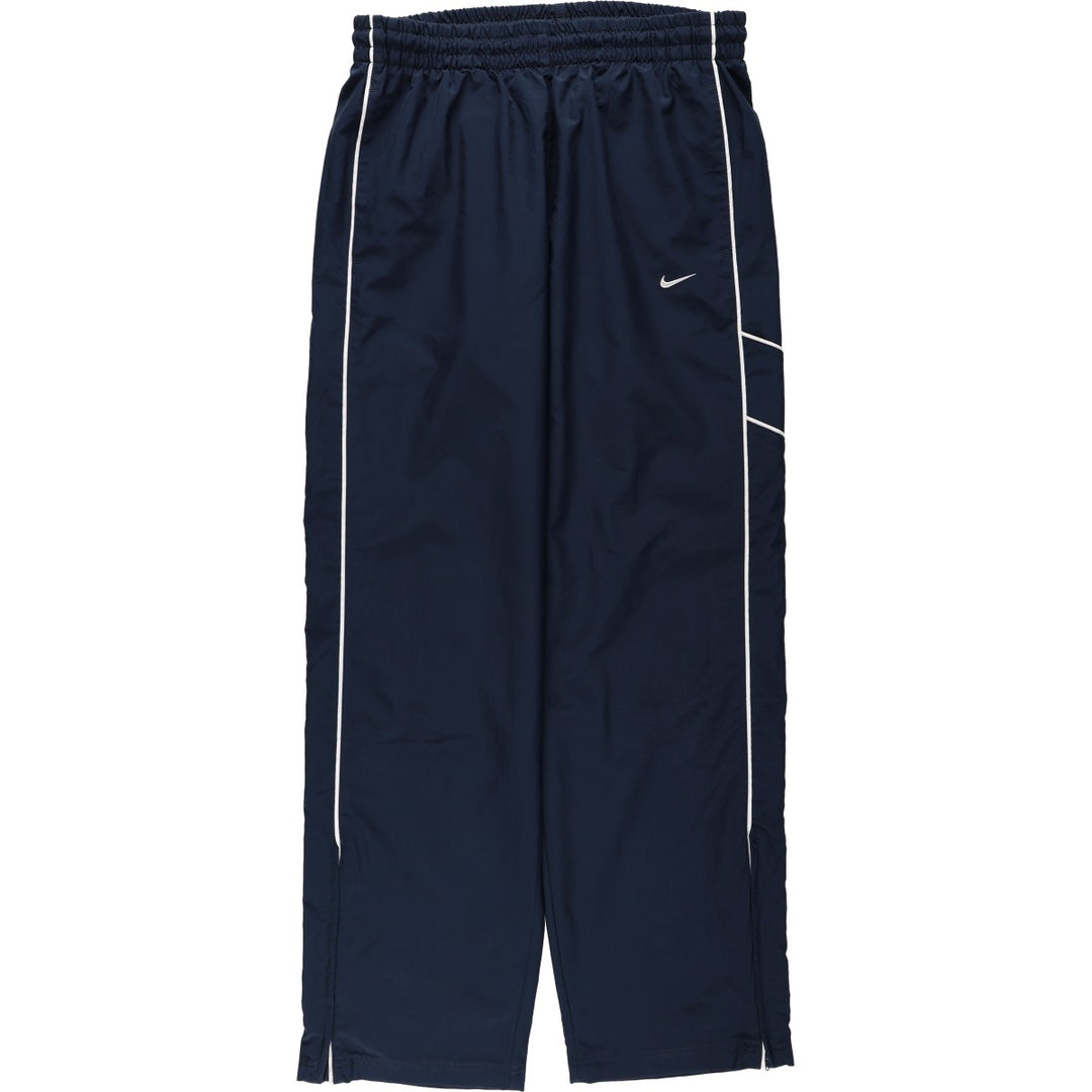 Nike NIKE Warm-up pants, nylon pants, rustling pants, men's size L polyester navy blue type Vintage Second Hand