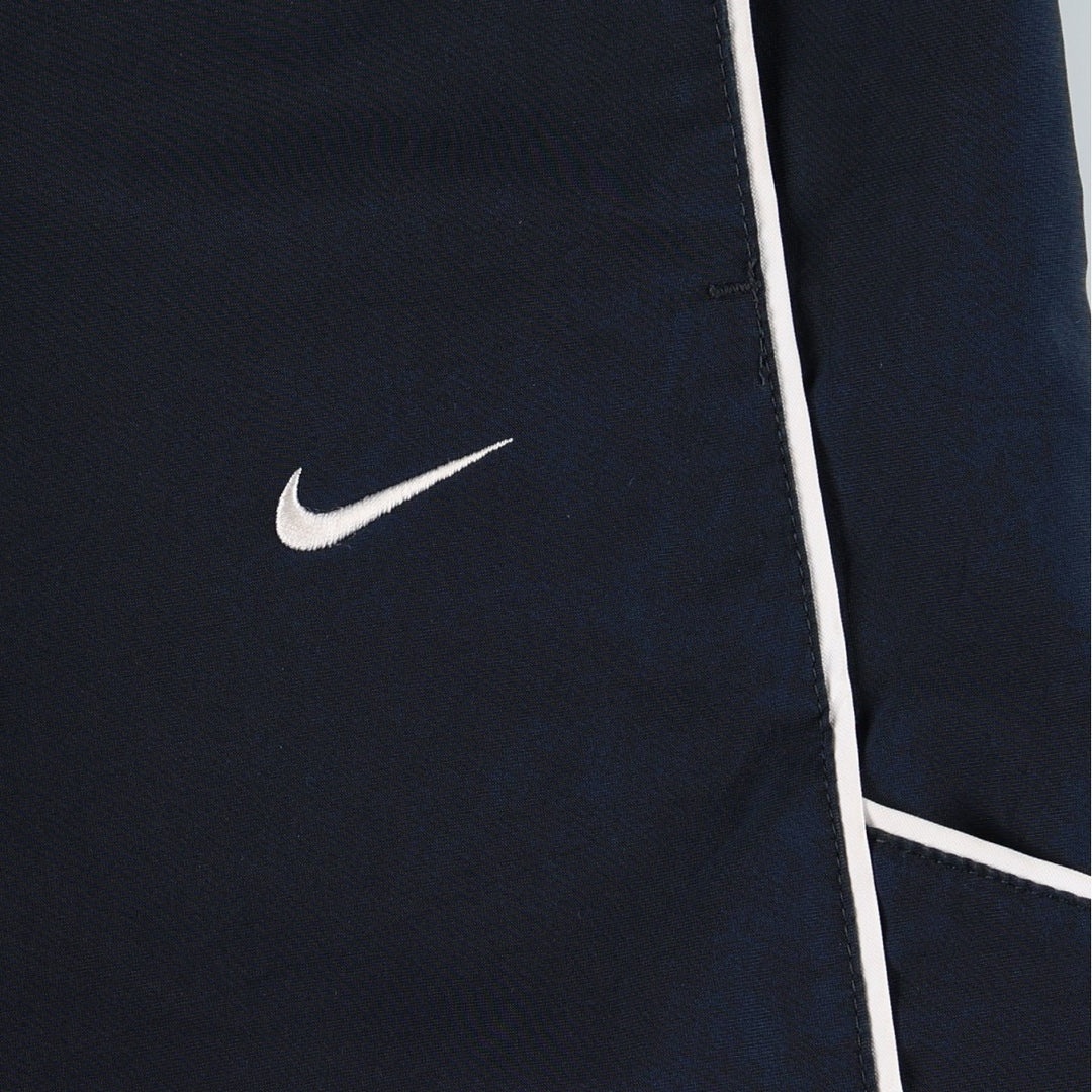 Nike NIKE Warm-up pants, nylon pants, rustling pants, men's size L polyester navy blue type Vintage Second Hand
