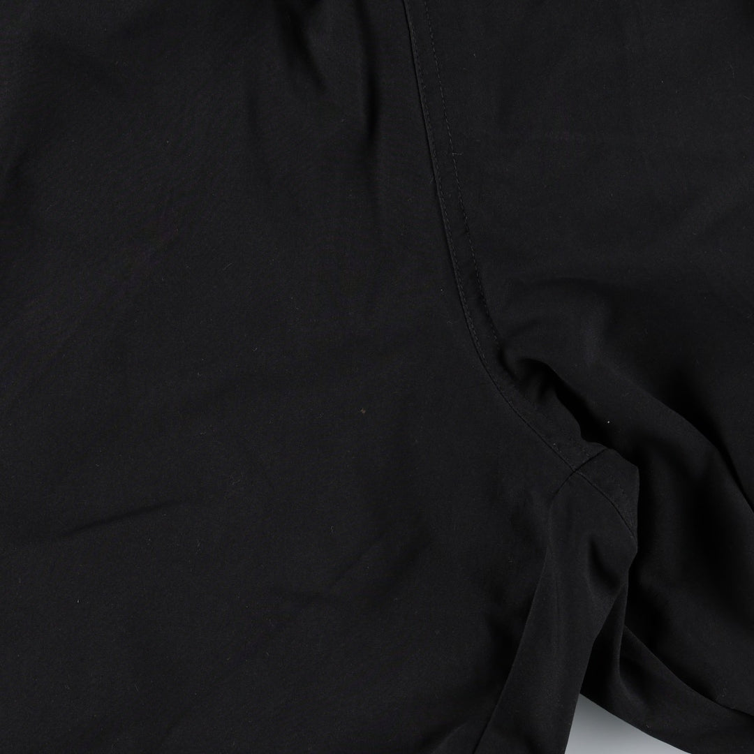 00'S Nike Warm-up Pants, Nylon Pants, Rustling Pants, Men's XL Size polyester black type Vintage Second Hand