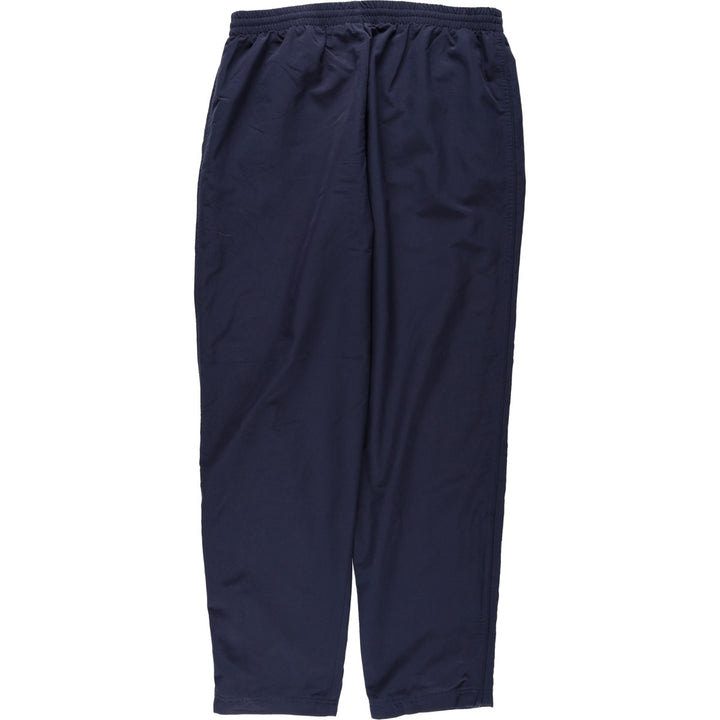 2000'S Adidas warm-up pants, nylon pants, crinkle pants, men's size XL polyester navy blue type Vintage Second Hand