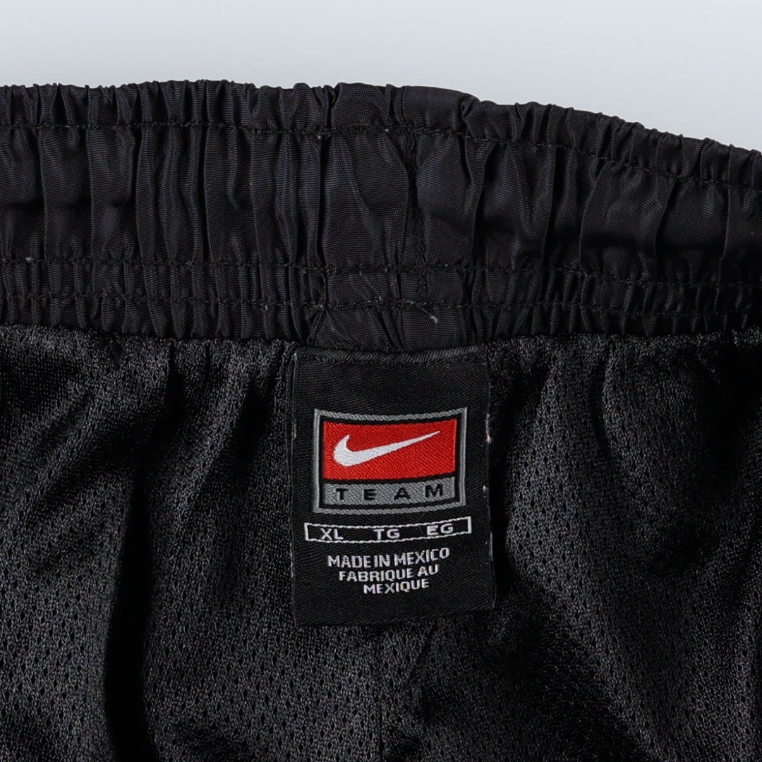 2000'S Nike Team Nylon Pants (Men's XL equivalent) Nylon black type Vintage Second Hand