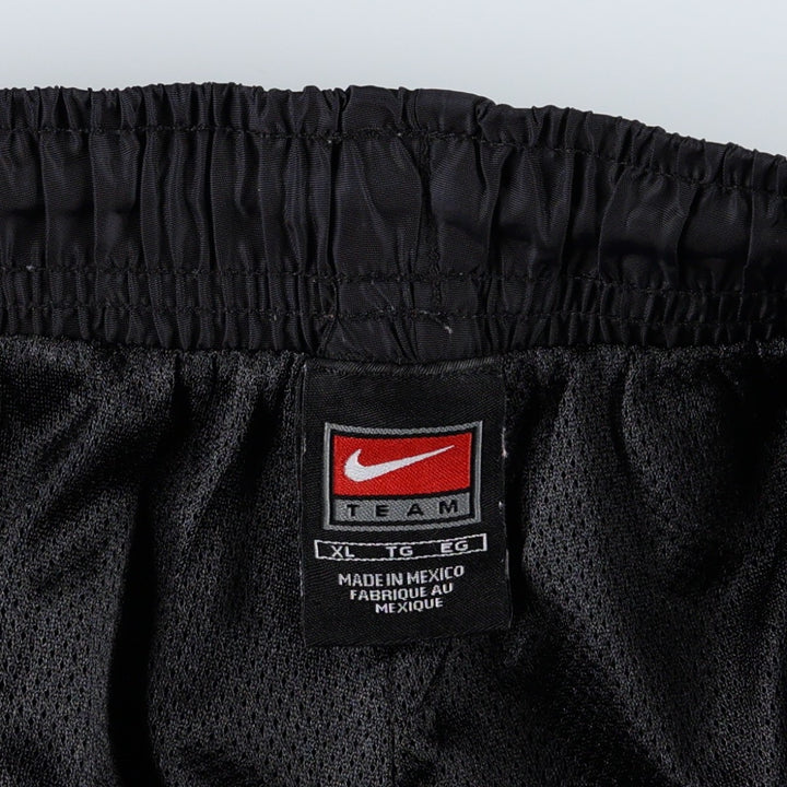 2000'S Nike Team Nylon Pants (Men's XL equivalent) Nylon black type Vintage Second Hand
