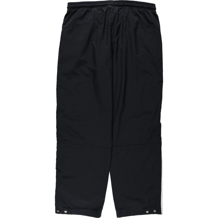 2000'S Nike Team Warm-Up Pants, Nylon, Shaka Shaka Pants, Men's Size L polyester black type Vintage Second Hand