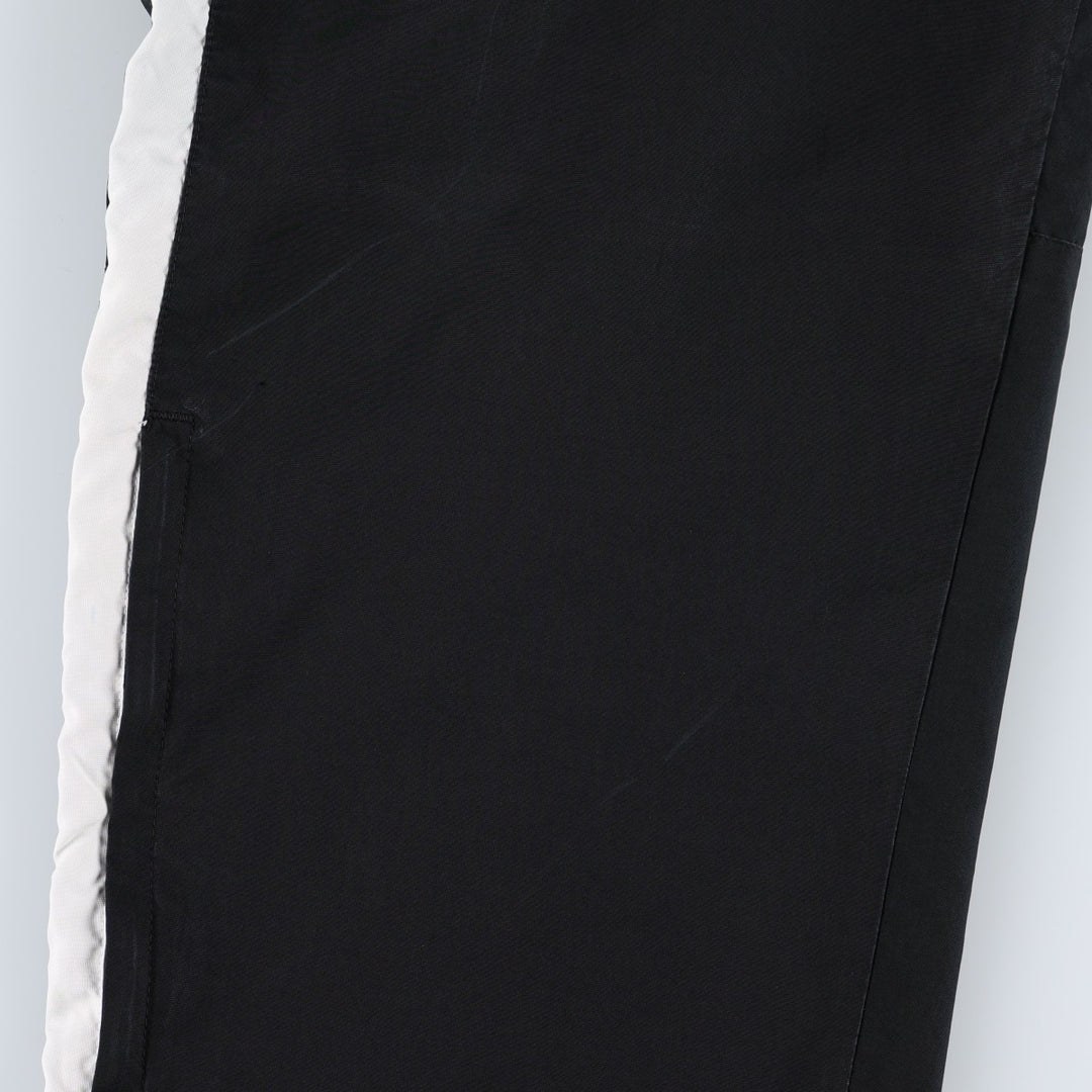 2000'S Nike Team Warm-Up Pants, Nylon, Shaka Shaka Pants, Men's Size L polyester black type Vintage Second Hand