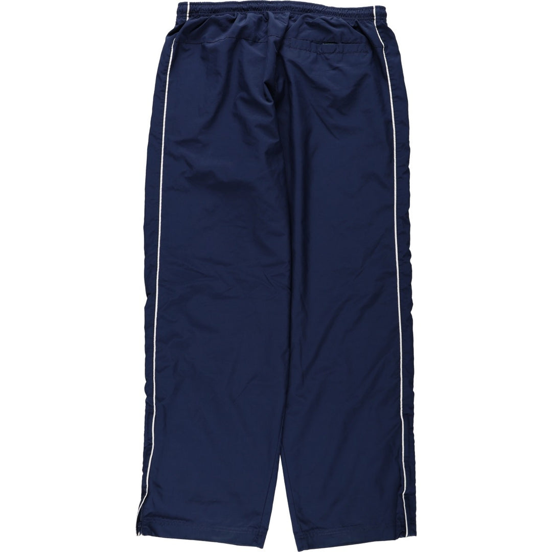 00'S Nike Warm-up Pants, Nylon Pants, Rustling Pants, Men's XL Size polyester navy blue type Vintage Second Hand