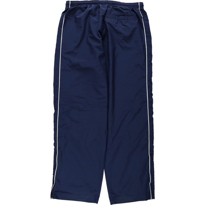 00'S Nike Warm-up Pants, Nylon Pants, Rustling Pants, Men's XL Size polyester navy blue type Vintage Second Hand