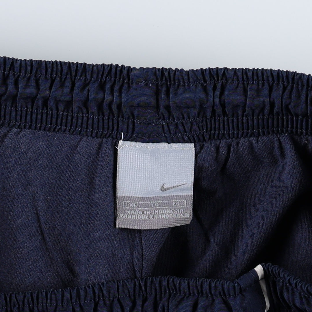 00'S Nike Warm-up Pants, Nylon Pants, Rustling Pants, Men's XL Size polyester navy blue type Vintage Second Hand
