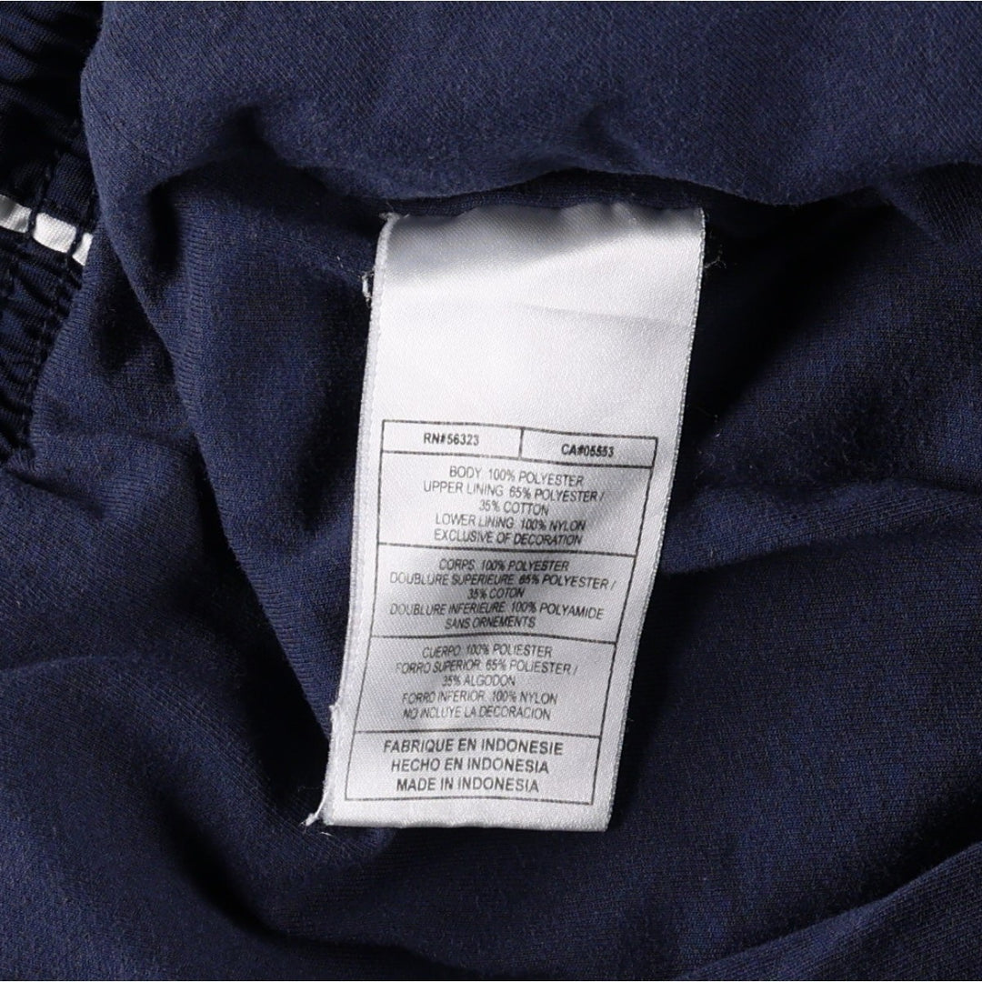 00'S Nike Warm-up Pants, Nylon Pants, Rustling Pants, Men's XL Size polyester navy blue type Vintage Second Hand