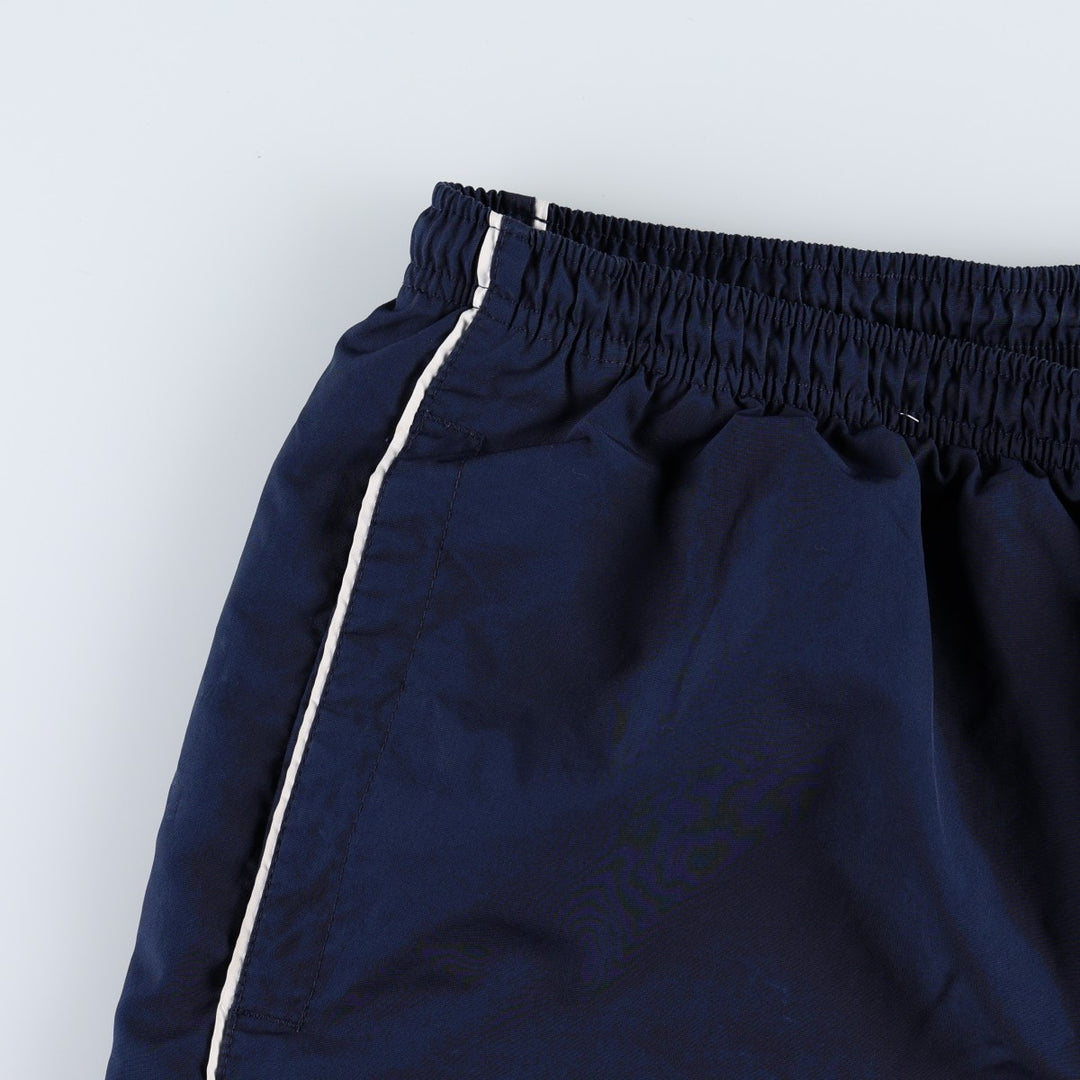 00'S Nike Warm-up Pants, Nylon Pants, Rustling Pants, Men's XL Size polyester navy blue type Vintage Second Hand