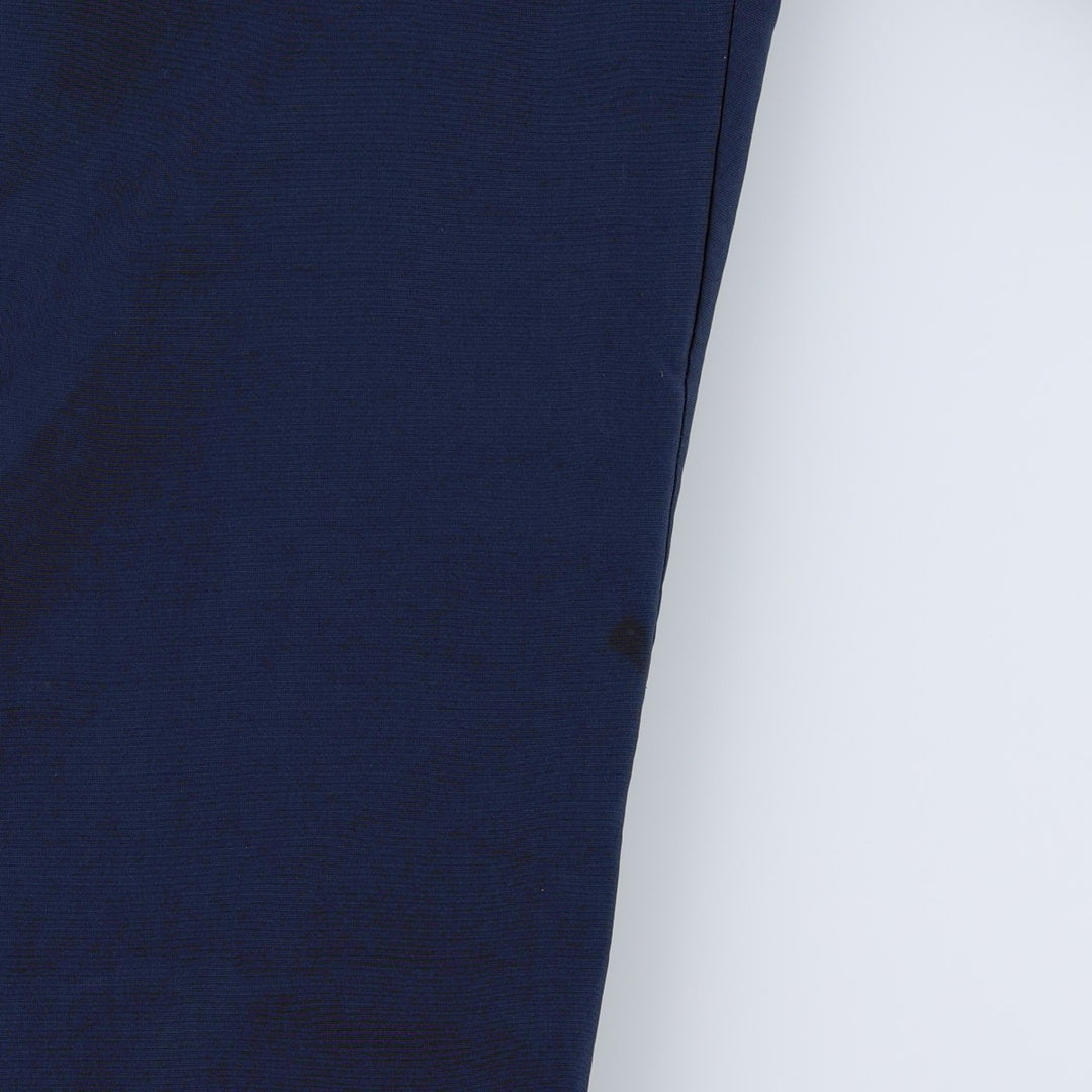 00'S Nike Warm-up Pants, Nylon Pants, Rustling Pants, Men's XL Size polyester navy blue type Vintage Second Hand