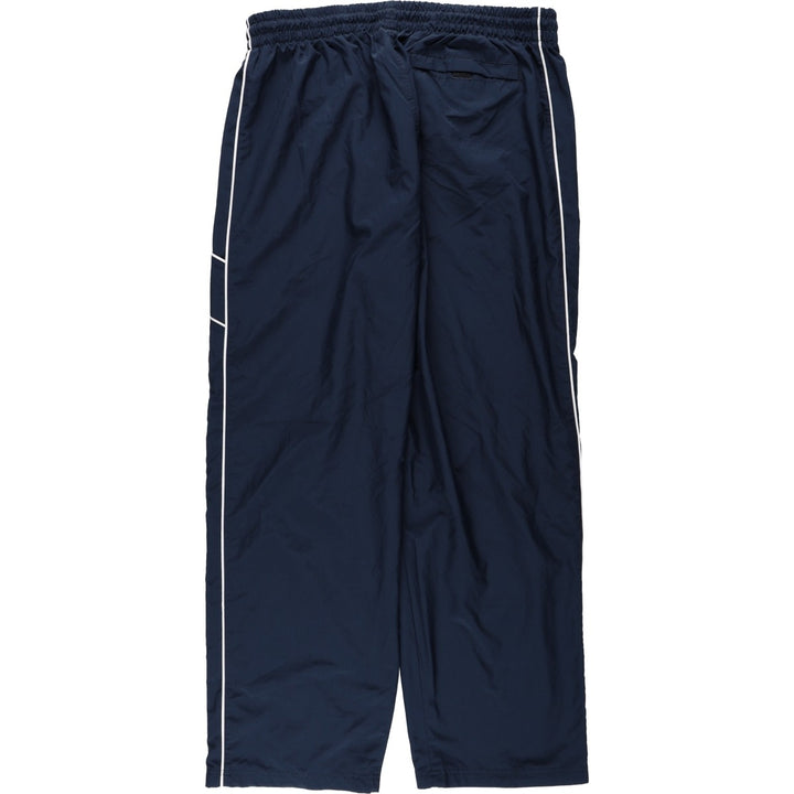 Nike Warm-up Pants, Nylon Pants, Windbreaker Pants, Men's Size XXL (approx.) polyester navy blue type Vintage Second Hand