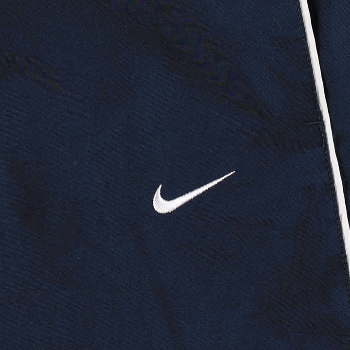 Nike Warm-up Pants, Nylon Pants, Windbreaker Pants, Men's Size XXL (approx.) polyester navy blue type Vintage Second Hand