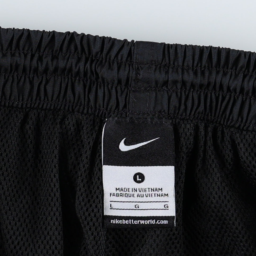 Nike NIKE Warm-up pants, nylon pants, rustling pants, men's size L polyester black type Vintage Second Hand