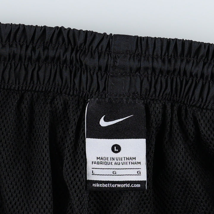 Nike NIKE Warm-up pants, nylon pants, rustling pants, men's size L polyester black type Vintage Second Hand