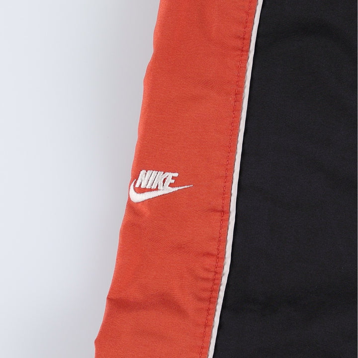 00'S Nike Warm-up Pants, Nylon Pants, Rustling Pants, Men's XL Size polyester black type Vintage Second Hand
