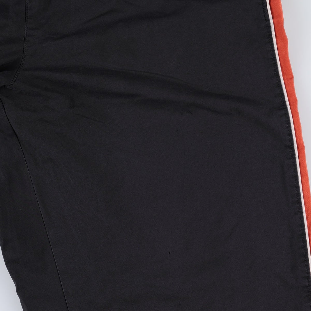 00'S Nike Warm-up Pants, Nylon Pants, Rustling Pants, Men's XL Size polyester black type Vintage Second Hand