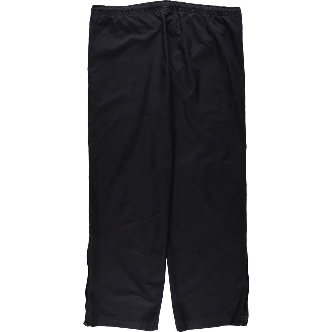 00'S Nike Warm-up Pants, Nylon Pants, Rustling Pants, Men's Size L polyester black type Vintage Second Hand